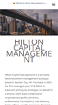 Mobile Screenshot of hiltoncapitalmanagement.com