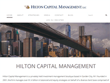 Tablet Screenshot of hiltoncapitalmanagement.com